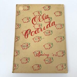 Vintage Berkeley High Yearbook Olla Podrida 1944 Berkeley, California